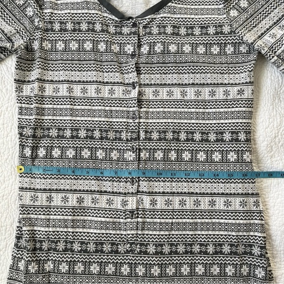 Joe Fresh Long Pajama Jumpsuit Butt Flap 100% Cotton Adult Large - Picture 5 of 9